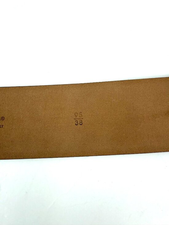 Chanel Interlocking CC Logo Brown Leather Belt 95/38 main image 13